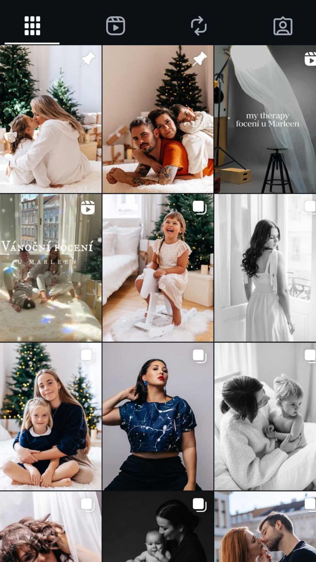 IG profil běžného fotografa