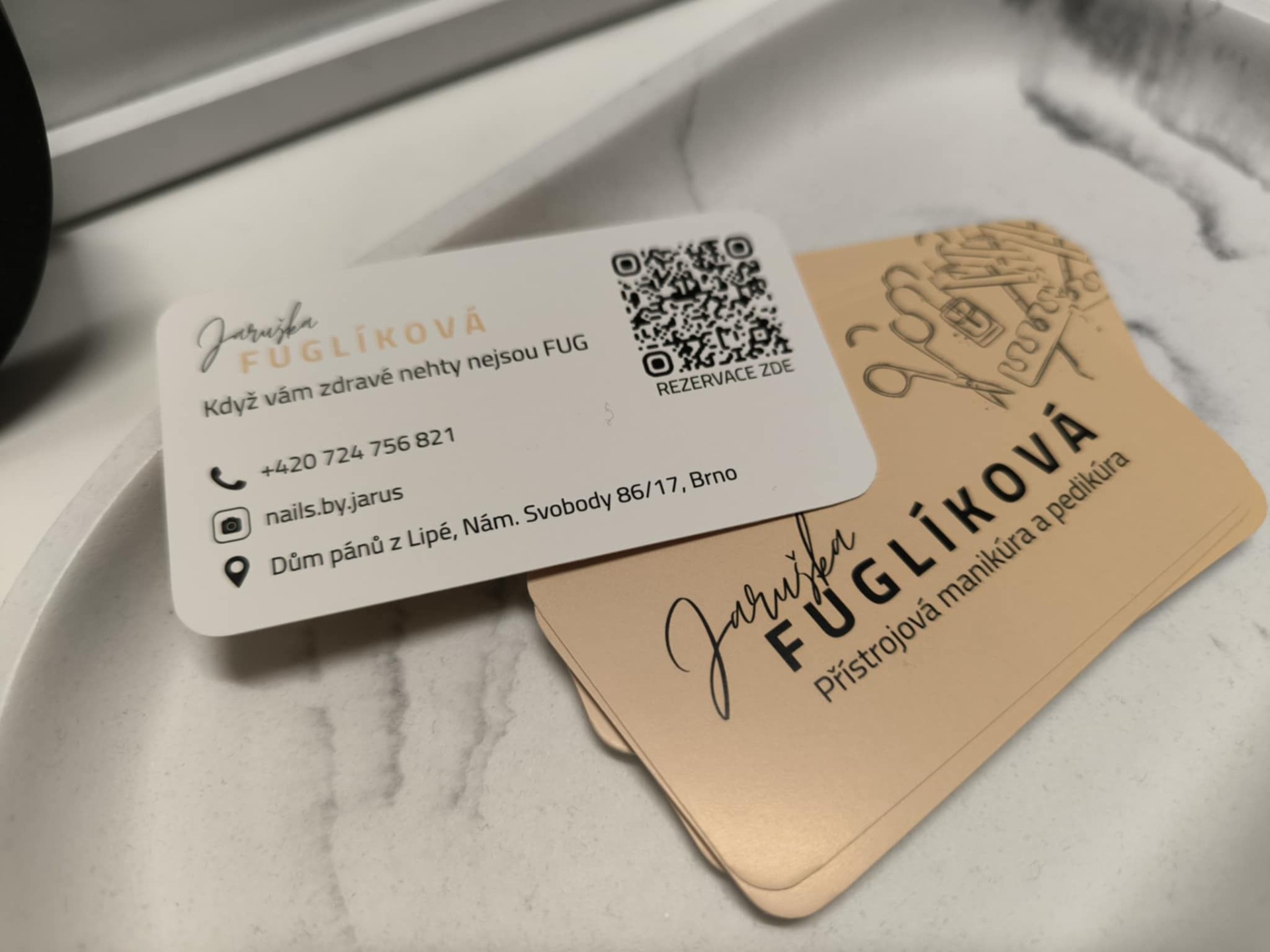 Vizitky s vizuální identitou