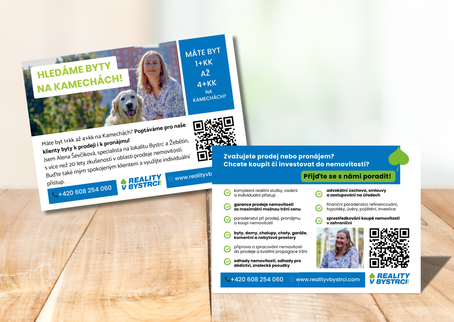 Letáček v novém designu.